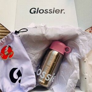 Glossier Limited Edition Classic Holiday Tumbler 2025 Edition